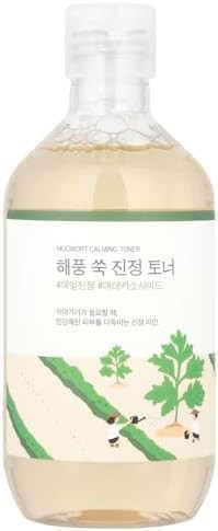 Round Lab Mugwort Calming Toner 300Ml / Madecassoside Soothing Water Type Toner