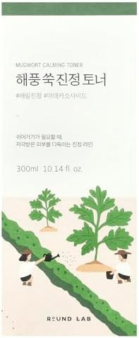 Round Lab Mugwort Calming Toner 300Ml / Madecassoside Soothing Water Type Toner