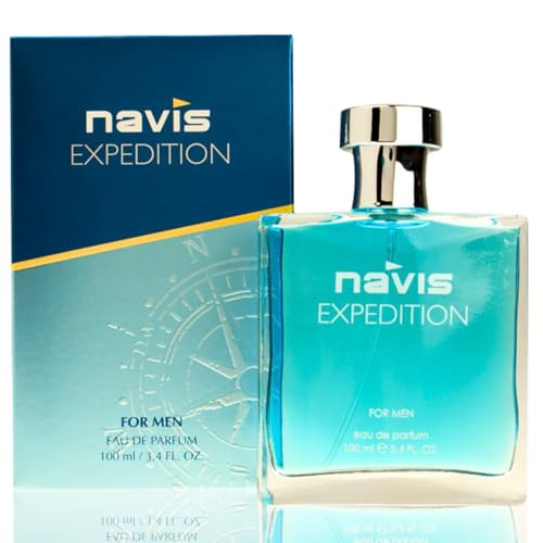 Sandora Fragrances Perfume For Men Navis Expedition Green Leaves Apple Lotus Cedarwood Fresh Aquatic Clean Long-Lasting (3.4 Fl Oz / 100Ml)