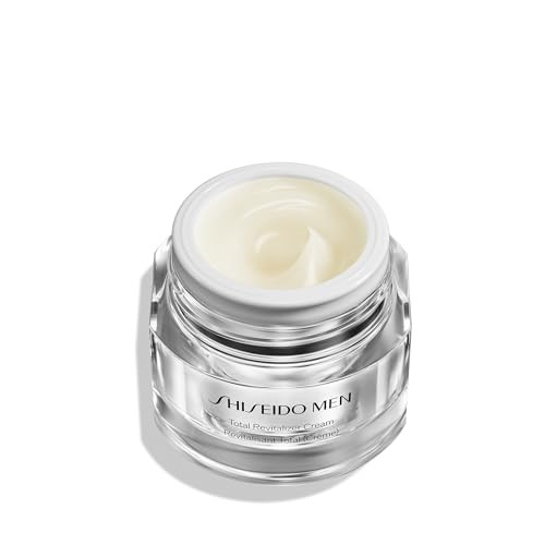 Shiseido Men Total Revitalizer Cream - 50 Ml - Anti-Aging Moisturizer - Addresses Five Skin Aging Concerns For Men - Non-Comedogenic - Ideal For Normal To Dry Skin Types