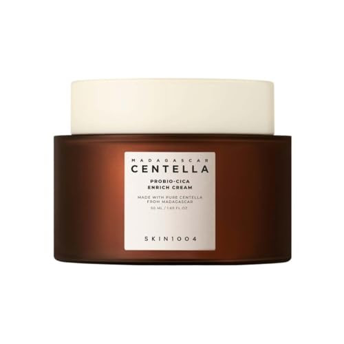 Skin1004 Probio Cica Enrich Cream 1.69 Fl.Oz 50Ml Korean Face Moisturiser Night Face Cream With Madagascar Centella Hydrating Moisturizer For Soothing And Strengthening The Skin Korean Skin Care