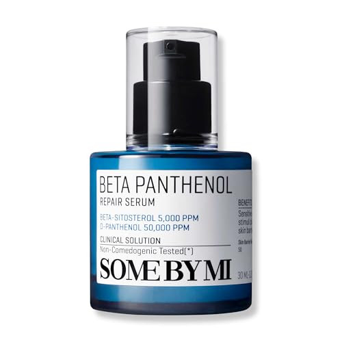 Some By Mi Beta-Panthenol Repair Serum 1.01Oz 30Ml Korean Hydrating Hyaluronic Acid Serum For Face Daily Barrier Repair & Soothing Formula With Beta-Sitosterol & Panthenol Korean Skin Care