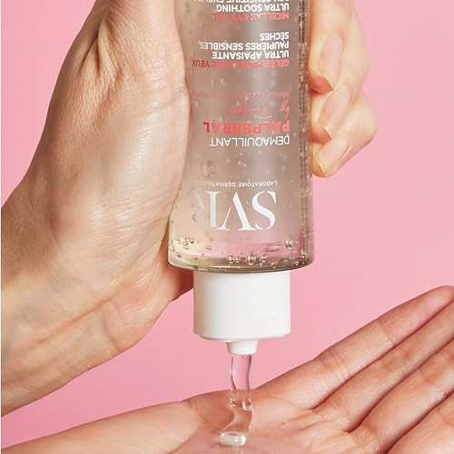 Svr - Palpebral Eye Make Up Remover Gel - For Sensitive Dry Allergy Eyes - Enriched With Niacinamide - Suitable For Contact Lens Wearers - Hypoallergenic - Tested Under Dermatologically 125Ml