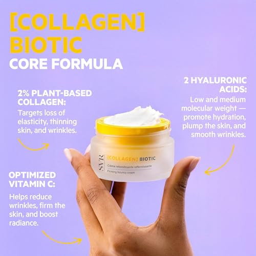 Svr - [Collagen] Biotic - Firming Cream - Vegan Collagen Vitamin C And A Postbioitc - Suitable For Sensitive Skin - Non-Greasy Finish 96% Naturally-Derived Ingredients 1.7 Fl.Oz
