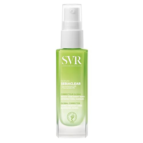 Svr - Sebiaclear Serum - For Oily Skin With Visible Signs Of Aging - Reduces Visible Imperfections - Matte Finish - Suitable For Sensitive Skin - Dermatologically Tested Non-Comedogenic 1 Fl.Oz