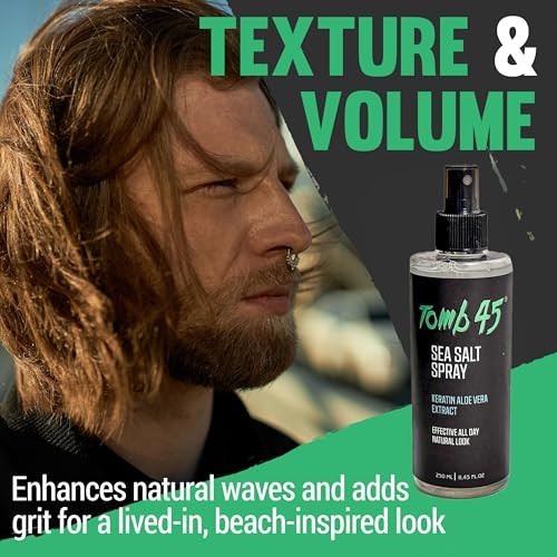 Tomb 45 Sea Salt Spray - Texturizing Spray For Beach Waves And Natural Hair Volume