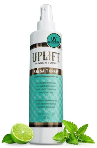Uplift Provisions Company Sea Salt Spray - Versatile Texture Spray For Hair To Achieve Perfect Beach Waves Amplify Curly Hair Or Boost Volume In Fine Or Thin Strands 5.5 Oz