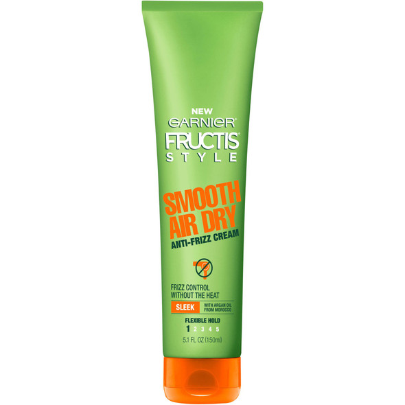 Garnier Fructis Style Smooth Air Dry Anti-Frizz Cream 5.1 Oz