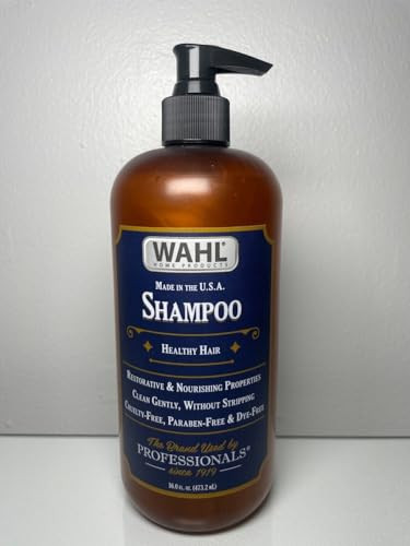 Wahl Shampoo For Healthy HairRestorative And Nourishing PropertiesCruelty-FreeParaben Free Dye-Free 16 Fl Oz (473.2 Ml)