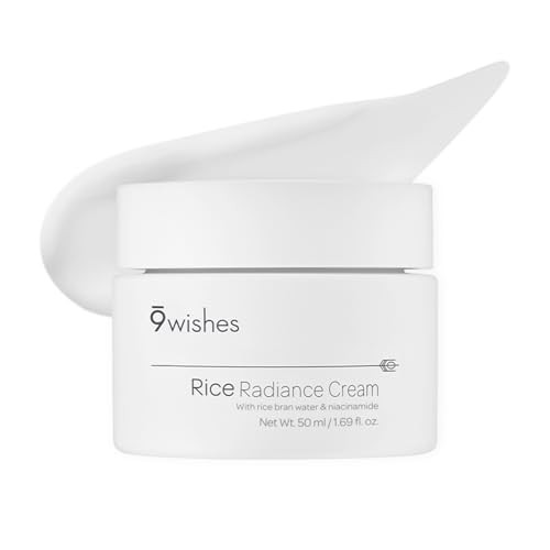 9 Wishes 72% Rice Radiance Cream -50Ml - Advanced Hydrating Face Moisturiser Premium Korean Skincare