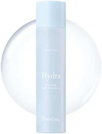 9 Wishes 9Wishes Hydra Ampule Toner Nano Plus+ Hyaluronic Acid Facial Treatment Lightweight Hydrating Korean Skincare For Skin Hydration And Smoothing Care 150Ml / 5.07 Fl Oz