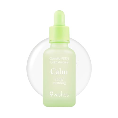 9 Wishes 9Wishes Centella Pdrn Calm Ampule Soothing & Hydrating Serum Ampoule For Sensitive Skin With Centella Asiatica & Pdrn Fragrance- 30 Ml / 1.01 Fl. Oz