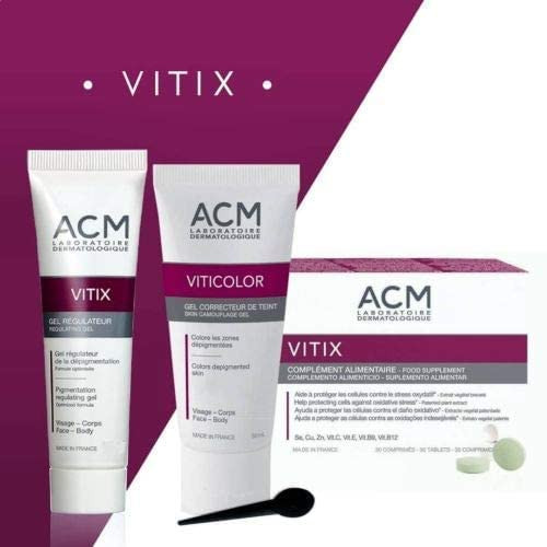 Acm Laboratoire Vitix Gel Repigmentation Vitiligo Skin 50Ml Vitiliginous Skin Treatment Beauty Skin