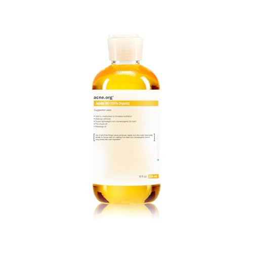 Acne.Org Organic Jojoba Oil (100% Organic) 8 Oz