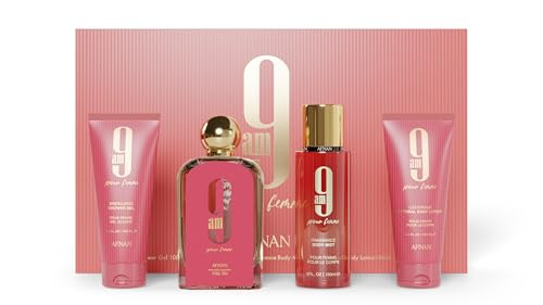 Afnan 9 Am Pour Femme Luxury Set