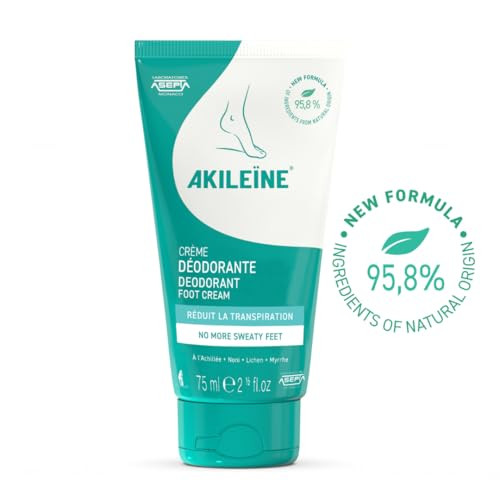 Akileine Foot Antiperspirant Cream Size 75Ml