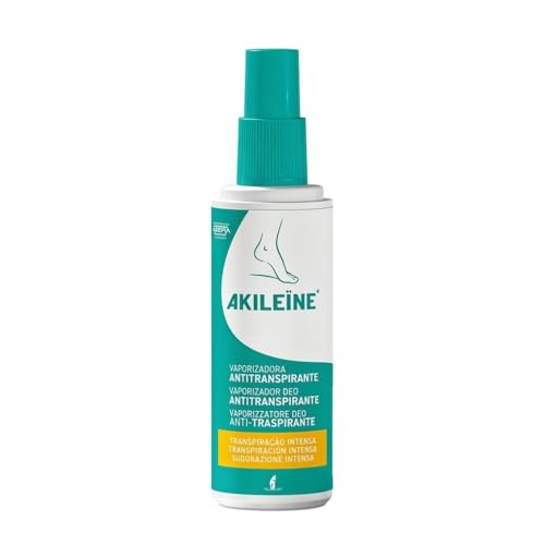 Akileine Antiperspirant Footspray 100Ml Foot Care Foot Refresher Odor Prevention Prespiration Reducer