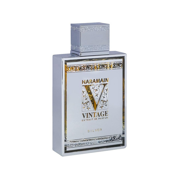 Al Haramain Vintage Silver - Perfumes For Women And Cologne For Men - Fresh Fragrance With Notes Of Citrus And Mint - 3.33 Oz Extrait De Parfum Spray