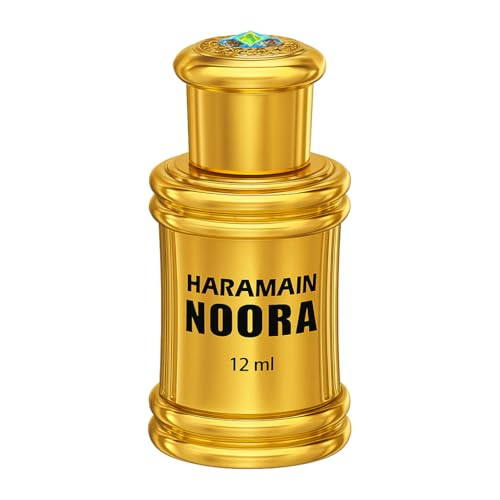 Al Haramain Noora Concentrated Perfume Oil For Unisex - Arabian Perfume For Women And Men - Long Lasting Floral Fragrance - Travel Size - 0.4 Oz Mini Arabic Parfum Oil