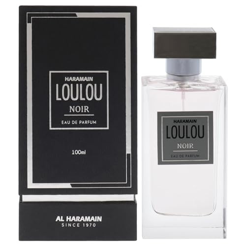 Al Haramain Loulou Noir - Perfume For Women And Men - Long Lasting Body Spray - Captivating Symphony Of Lavender And Grapefruit 3.33 Oz Edp Spray