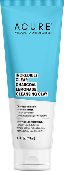 ACURE Clear Charcoal Cleansing Clay 118ml