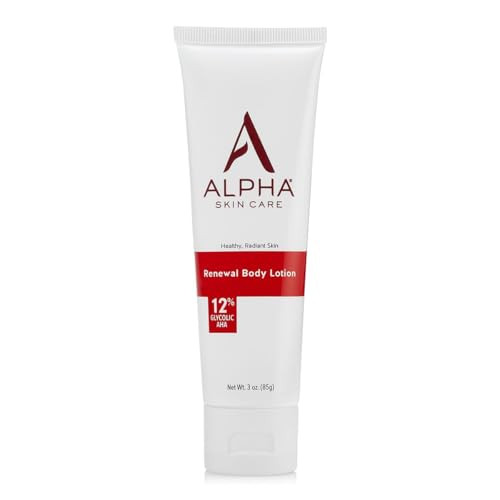 Alpha Skin Care Revitalizing Body Lotion 12% Glycolic Aha Simple & Effective Daily Moisturizer Hydroxy Acid Hydrates & Exfoliates For Soft Smooth Skin Anti-Aging Travel Size 3 Oz