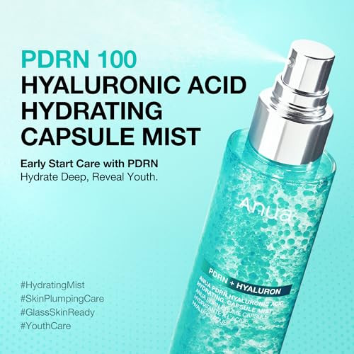 Anua Pdrn Special Neck Routine Glow Spray Serum & Collagen Patch For Neck Line Blue Capsule Mist With Salmon Dna Daily Multi-Zone Care Korean Skincare Set
