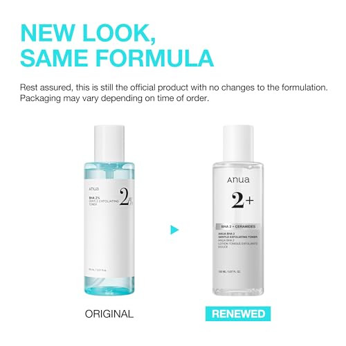 Anua Bha 2 Gentle Exfoliating Toner With Salicylic Acid Daily Exfoliating Toner For Pore Care And Smoother-Looking Skin 6 Ceramides Lightweight Korean Skincare 5.07 Fl.Oz