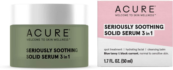 Acure, Seriously Soothing Solid Serum, 50ml, White, (EJ1157)