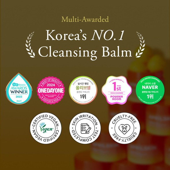 Aprilskin Carrotene Ipmp Hydromelt Cleansing Balm 3.04 Fl.Oz Noncomedogenic Grapefruit Peel Oil O-Cymen-5-Ol Helps Reduce Blackheads & Breakouts For Sensitive & Oily Skin Korean Skincare