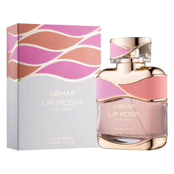 Armaf La Rosa Pour Femme Eau De Parfum 100Ml For Her Floral Fragrance Perfume For Women La Via