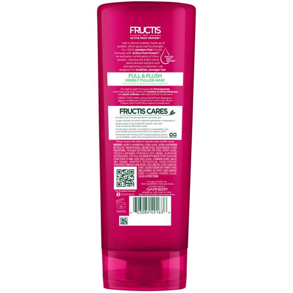 Garnier Hair Care Fructis Full And Plush Conditioner 12 Oz