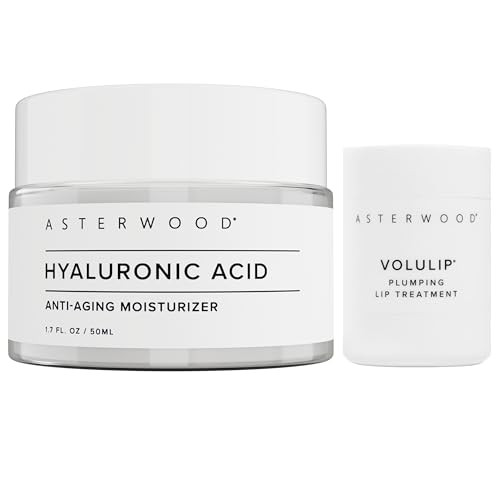 Asterwood Hyaluronic Acid Moisturizer + Volulip Lip Treatment