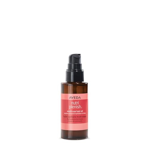 Aveda Nutriplenish Multi-Use Hair Oil Pre-Shampoo Treatment Styling Overnight Oil Leave-In Treatment Hydrating Hair Oil 100% Naturally Derived 1 Fl Oz