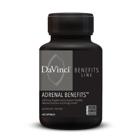 DaVinci Labs Adrenal Benefits 60 Capsules