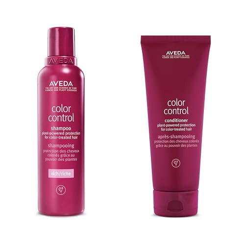 Aveda Color Control Rich Shampoo & Conditioner Duo Protects Color-Treated Hair Fights Fading Silicone For Medium To Thick Hair 97%+ Naturally Derived 6.7 Fl Oz