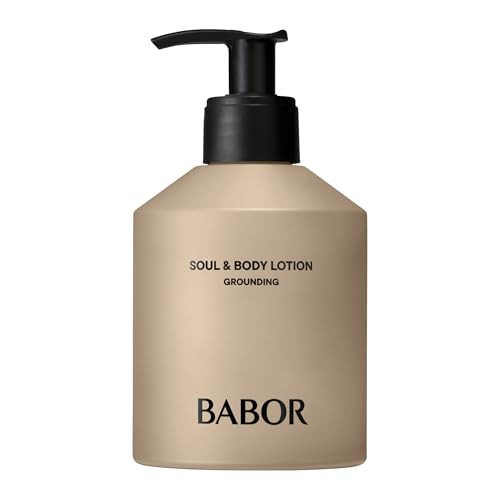 Babor Soul & Body Lotion Grounding Fast-Absorbing Lotion With Vitamin F & Shea Butter For Nourished Firm Supple Skin 8.45 Fl Oz