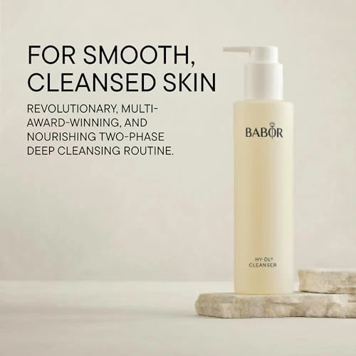 Babor Hy-Ol Cleanser Facial Oil Cleanser Gentle Cleansing Oil Removes Make Up & Impurities Safe For Sensitive Skin Promoting Healthy Skin Barrier 6.7 Oz