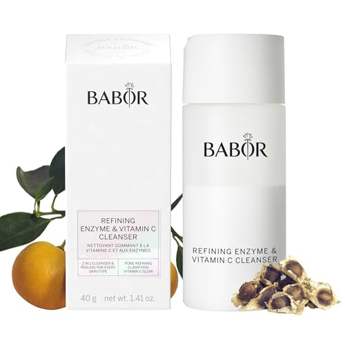 Babor Refining Enzyme & Vitamin C Cleanser Full & Travel Size Bundle