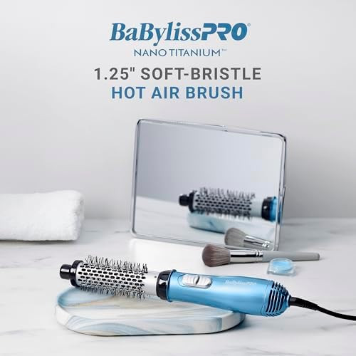 Babylisspro 1 1/4" Soft Bristle Hot Air Brush For Hair Styling