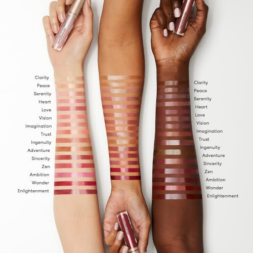 Bareminerals Mineralist Lip Gloss-Balm Hydrating Lip Gloss + Balm Hybrid Sheer Glossy Lip Balm No Stickiness Improves Lip Smoothness Vegan - Ingenuity