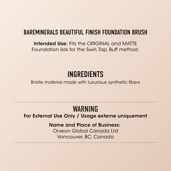 Bareminerals Luxe Performance Brush Fair Ivory 02 0.21 Oz