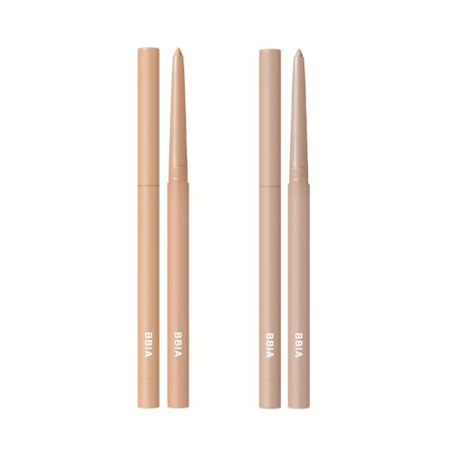 Bbia Bbia Last Auto Gel Eyeliner Waterproof Eyeliner 2P Set / (12 Cream Beige) + (13 Peanut Beige) Bundle