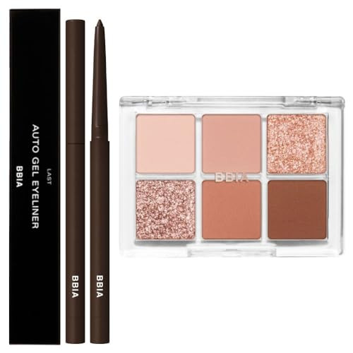 Bbia Bbia Last Auto Gel Eyeliner (02 Jazz) + Ready To Wear Eye Palette (03 Dry Flower) Bundle Set