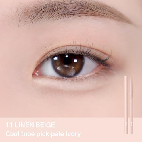 Bbia Bbia Last Auto Gel Eyeliner (11 Linen Beige) + Ready To Wear Eye Palette (03 Dry Flower) Bundle Set