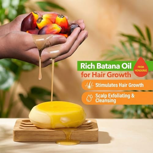 Beaut Seoul Beaut E Seoul Batana Oil Shampoo Bar For Hair Growth Cold-Pressed Batana Oil From Honduras Natural Herbal Blend Pha Scalp Exfoliating Cleanser Sulfate- Ph Balanced 3.52Oz