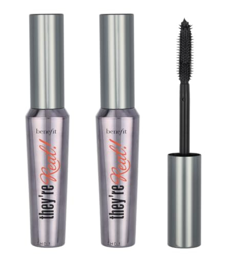 Benefit Cosmetics They're Real Beyond Mascara Duo Set Black 0.3 Ounce (Pack Of 2)