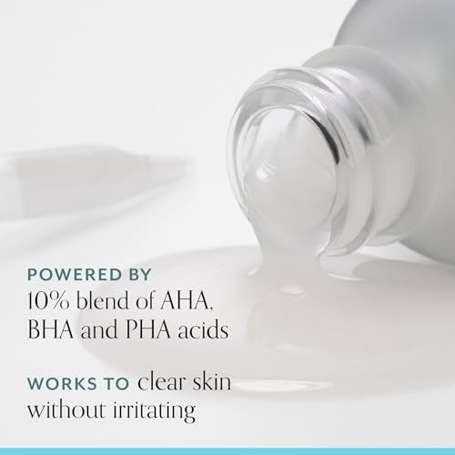 Bliss Clear Genius 3-Step System: Clarifying Overnight Liquid Peel Clarifying Gel Cleanser And Clarifying Gel Moisturizer With Clarity 5 Complex