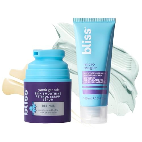 Bliss Retinol Serum + Face Scrub Duo
