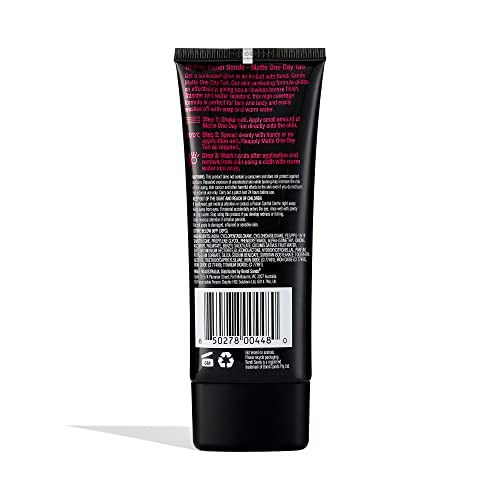 Bondi Sands Glo Matte One Day Tan Instantly Provides A Flawless Bronze Finish For Face & Body Transfer And Water Resistant 100 Ml/3.38 Oz